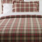 L.L.Bean unisex Heritage gemzen flanellen dekbedovertrekcollectie plaid antieke jurk Stewart beddengoed VT0645629