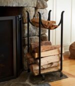 L.L.Bean unisex Houten rek aan de haard zwart huisdecoratie VT0642860 - Image 3