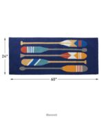 L.L.Bean unisex indoor/outdoor vakantieland runner peddels multi huis goederen VT0642710 - Image 2