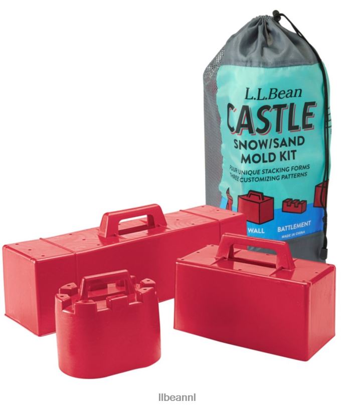 l_l_bean_unisex_kasteel_sneeuw_zand_schimmel_kit_rood_spel_en_recreatie_vt0641807.jpg L.L.Bean unisex kasteel sneeuw/zand schimmel kit rood spel en recreatie VT0641807 - Image 1