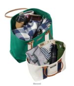 L.L.Bean unisex Katahdin-boot en draagtas met leren handvat blauw/natuur accessoires VT0645434 - Image 2