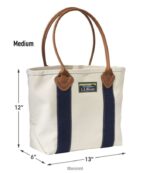 L.L.Bean unisex Katahdin-boot en draagtas met leren handvat blauw/natuur accessoires VT0645434 - Image 3