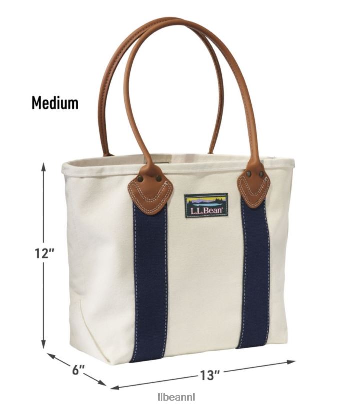 L.L.Bean unisex Katahdin-boot en draagtas met leren handvat blauw/natuur accessoires VT0645434 - Image 3
