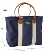 L.L.Bean unisex Katahdin-boot en draagtas met leren handvat blauw/natuur accessoires VT0645434 - Image 4