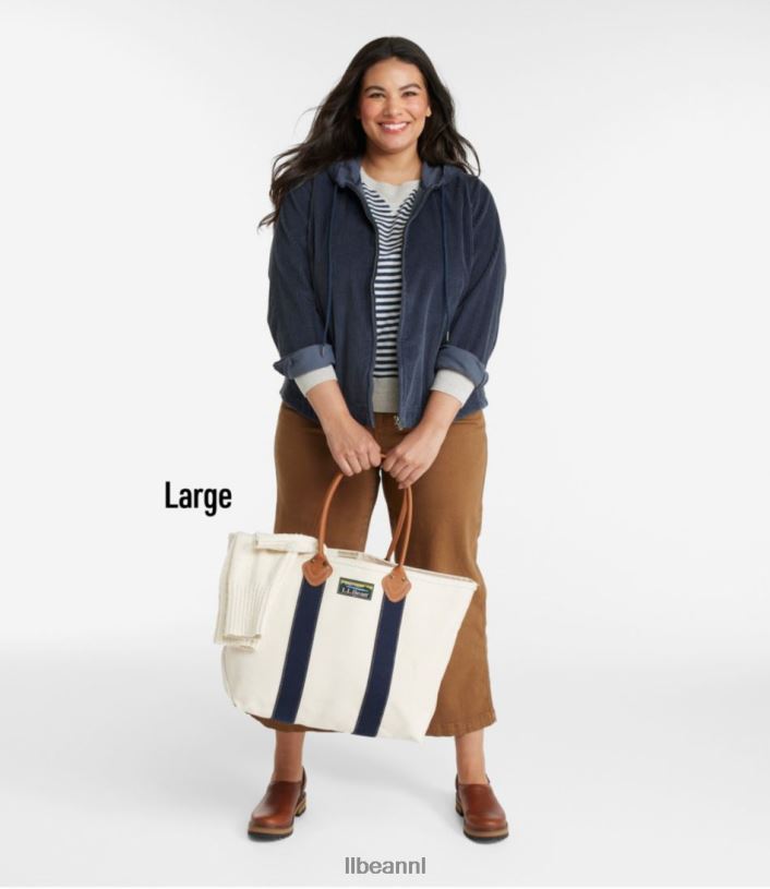 L.L.Bean unisex Katahdin-boot en draagtas met leren handvat blauw/natuur accessoires VT0645434 - Image 6