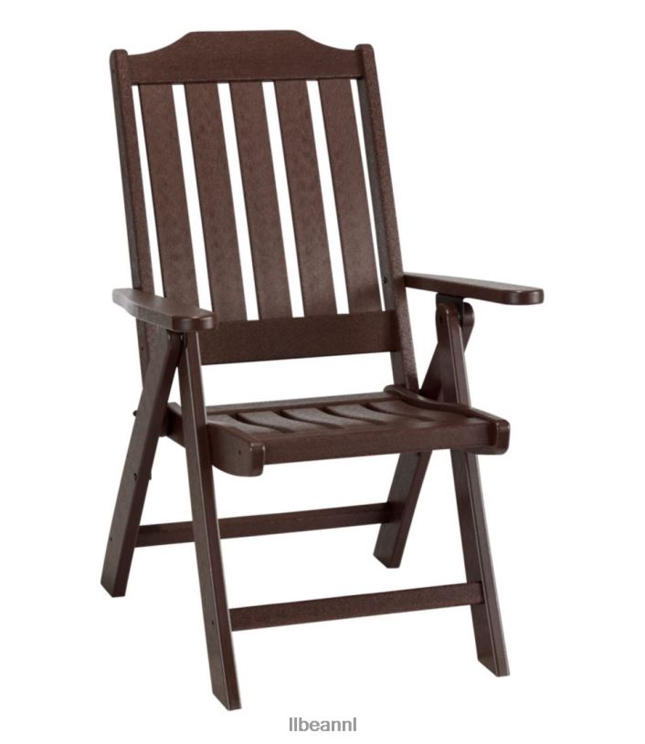 L.L.Bean unisex klapstoel voor alle weersomstandigheden mahonie achtertuin en terras VT0645593 - Image 1
