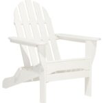 L.L.Bean unisex klassieke adirondack-stoel voor alle weersomstandigheden wit achtertuin en terras VT0647144