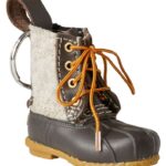 L.L.Bean unisex laars sleutelhanger grijssteen accessoires VT0644306