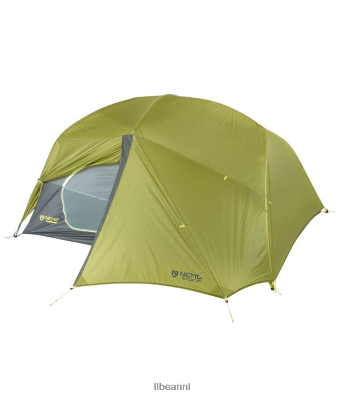 L.L.Bean unisex Nemo Dragonfly Osmo 3-persoons backpacktent berkenknop/welterusten grijs uitrusting voor buiten VT0641357 - Image 1