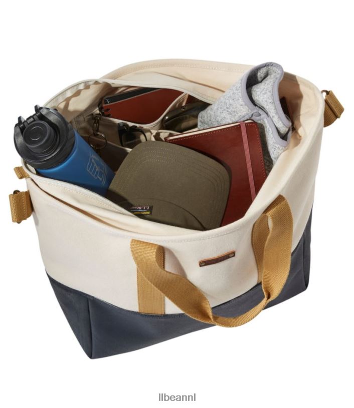 L.L.Bean unisex nor'easter draagtas klassiek marineblauw/bordeaux/canyon kaki accessoires VT0644204 - Image 2