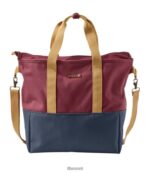 L.L.Bean unisex nor'easter draagtas klassiek marineblauw/bordeaux/canyon kaki accessoires VT0644204