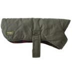 L.L.Bean unisex omkeerbare veldjas voor honden olijf huis goederen VT0643874