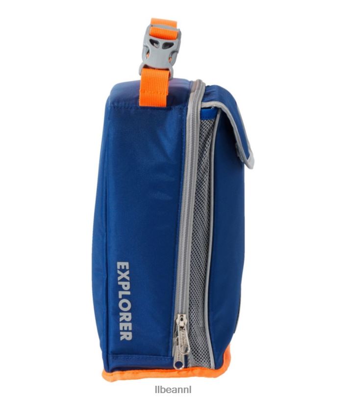 L.L.Bean unisex ontdekkingsreiziger lunchbox oceaanblauw/elektrisch oranje accessoires VT0644285 - Image 4