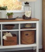 L.L.Bean unisex Opbergtas van gewaxt canvas houtskool huisdecoratie VT0642698 - Image 3