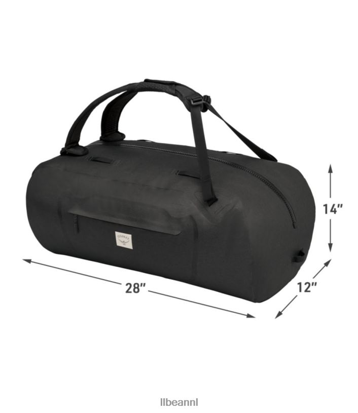 L.L.Bean unisex Osprey mysterieuze waterdichte reistas mamba zwart accessoires VT0642440 - Image 10