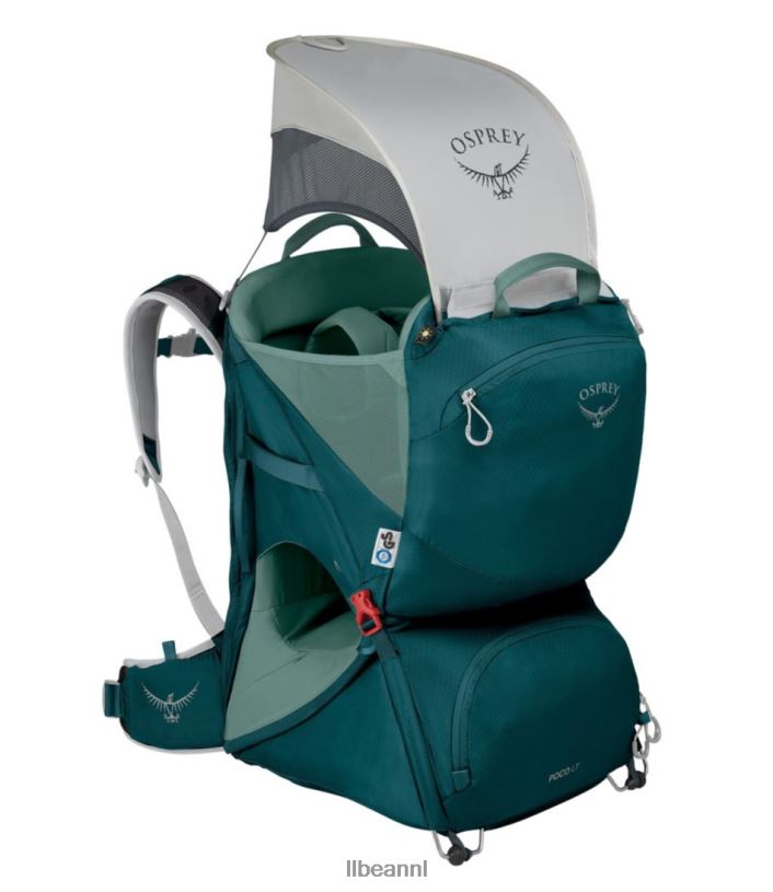 L.L.Bean unisex Osprey poco lt kinderdraagtas diep blauwgroen uitrusting voor buiten VT0641369 - Image 1