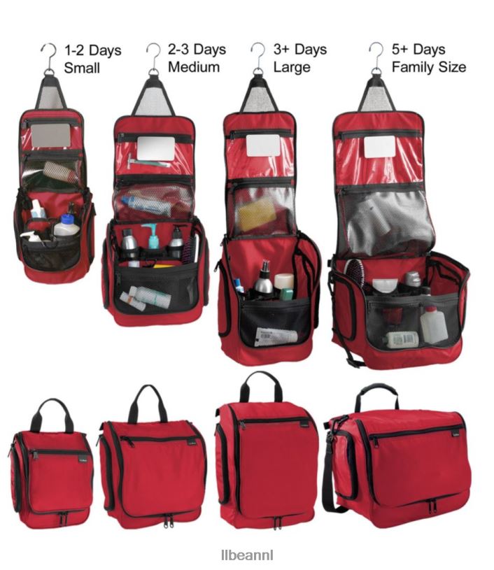 L.L.Bean unisex persoonlijke organizer toilettas marine accessoires VT0646199 - Image 2