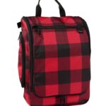 L.L.Bean unisex persoonlijke organizer toilettas rode buffelplaid accessoires VT0645407