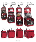 L.L.Bean unisex persoonlijke organizer toilettas rood accessoires VT0646205 - Image 2