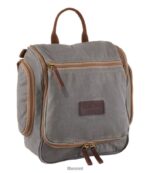 L.L.Bean unisex Persoonlijke organizer-toilettas van gewaxt canvas veldspaat accessoires VT0644276