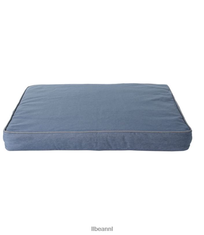 L.L.Bean unisex premium denim hondenmand rechthoekig jute huis goederen VT0641330 - Image 1