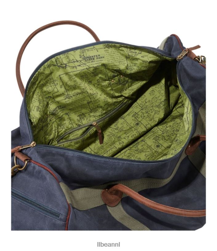 L.L.Bean unisex reistas van gewaxt canvas veldspaat accessoires VT0644309 - Image 3