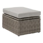 L.L.Bean unisex rieten opbergpoef zand achtertuin en terras VT0642890