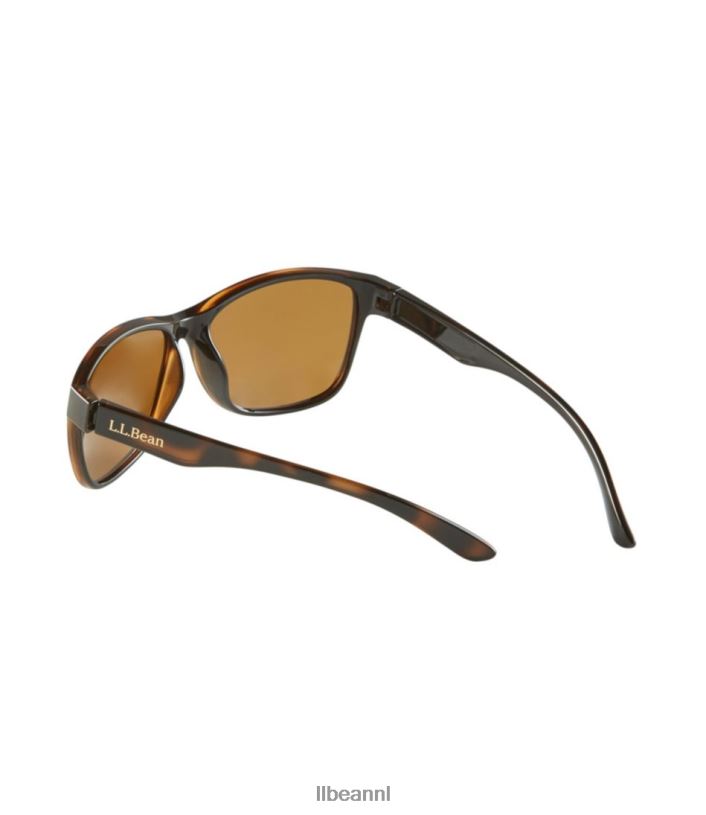 L.L.Bean unisex Rockland gepolariseerde zonnebril glanzend donker demi/bruin accessoires voor buiten VT064745 - Image 4