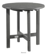 L.L.Bean unisex ronde bijzettafel voor alle weersomstandigheden leigrijs achtertuin en terras VT0647141