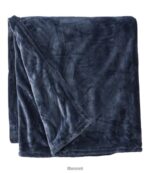L.L.Bean unisex slechte, gezellige deken raaf blauw beddengoed VT0646280