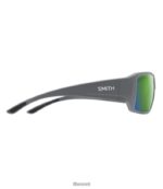 L.L.Bean unisex Smith Guide Choice extra grote chromapop gepolariseerde spiegelzonnebril mat cement/gepolariseerde groene spiegel accessoires voor buiten VT064817 - Image 2