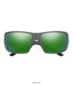L.L.Bean unisex Smith Guide Choice extra grote chromapop gepolariseerde spiegelzonnebril mat cement/gepolariseerde groene spiegel accessoires voor buiten VT064817 - Image 3
