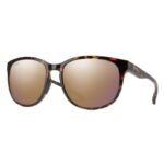 L.L.Bean unisex Smith lake shasta chromapop gepolariseerde zonnebril schildpad/gepolariseerde roségouden spiegel accessoires voor buiten VT064811