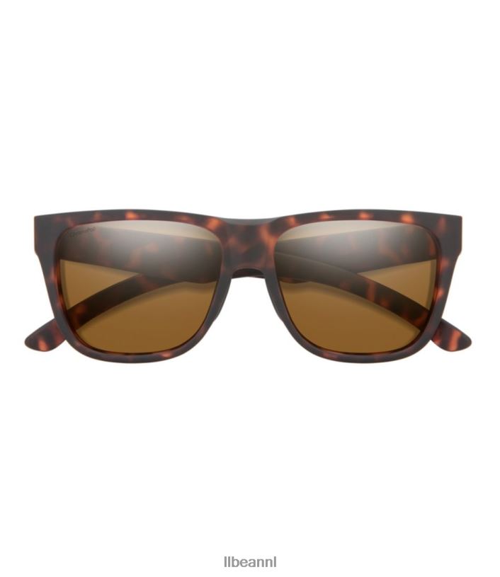 L.L.Bean unisex Smith lowdown 2 chromapop gepolariseerde zonnebril mat zwart/polair grijs groen accessoires voor buiten VT0643583 - Image 2