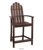 L.L.Bean unisex stoel op tegenhoogte voor alle weersomstandigheden mahonie achtertuin en terras VT0644498