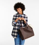 L.L.Bean unisex Stoneton volnerf leren draagtas donkere gerst accessoires VT0645437 - Image 6