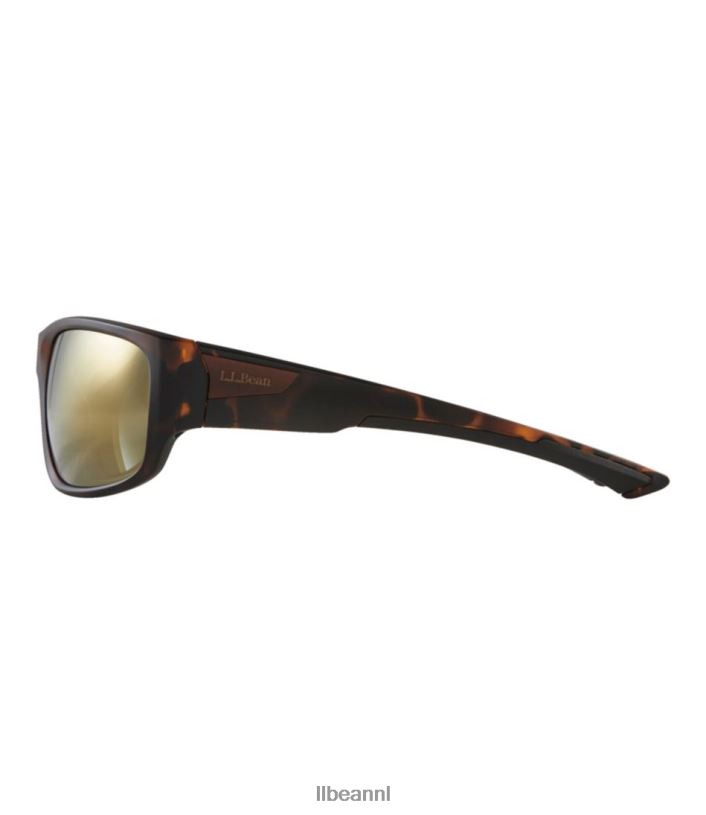 L.L.Bean unisex strand met hydroglare gepolariseerde zonnebril matdrijfhoutgrijs/rook met groene spiegel accessoires voor buiten VT0643445 - Image 3