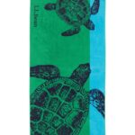 L.L.Bean unisex strandlakenschildpadden aan zee heldere iep accessoires voor buiten VT0641249