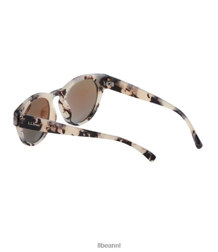 L.L.Bean unisex Sumner gepolariseerde zonnebril beige demi/bruin blauwe flits accessoires voor buiten VT064547 - Image 4