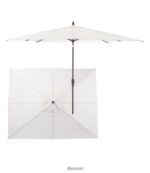 L.L.Bean unisex sunbrella 8' x10' marktparaplu zeezout achtertuin en terras VT0642713