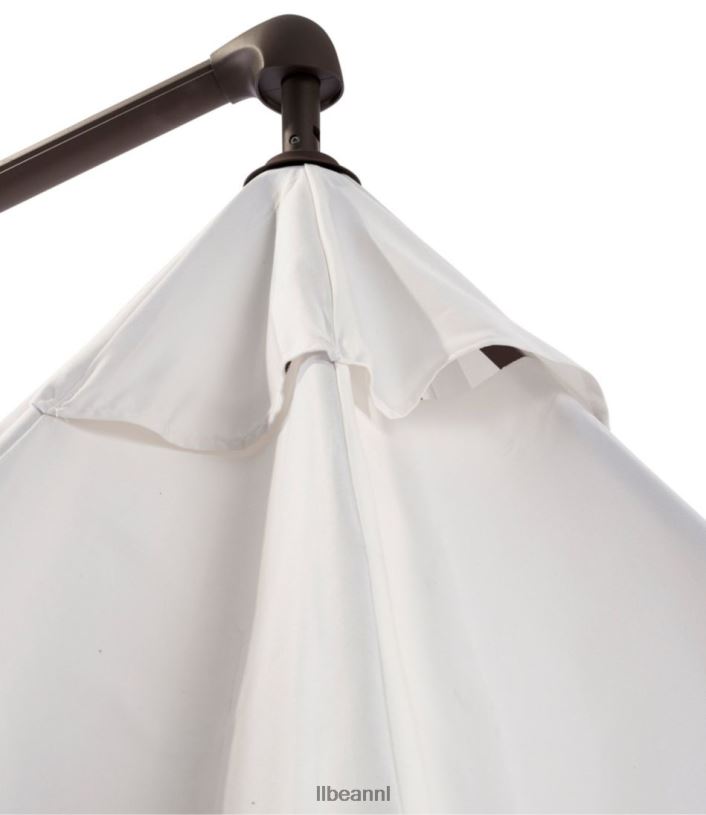 L.L.Bean unisex sunbrella market cantilever 10' achthoekige paraplu met standaardset jagersgroen achtertuin en terras VT0644522 - Image 2