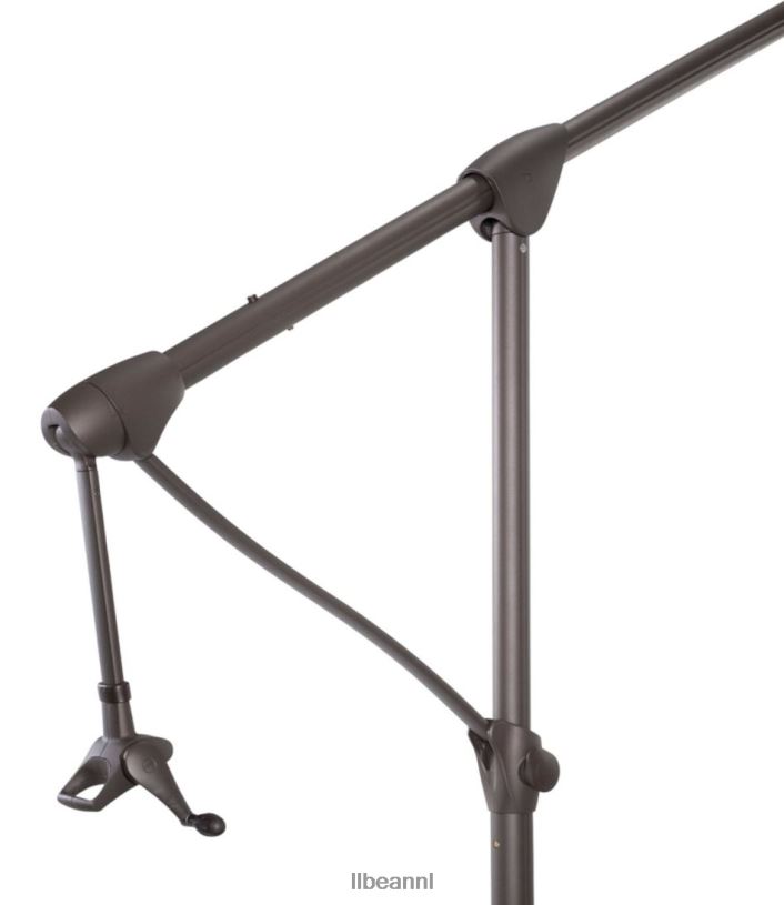 L.L.Bean unisex sunbrella market cantilever 10' achthoekige paraplu met standaardset jagersgroen achtertuin en terras VT0644522 - Image 4