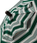 L.L.Bean unisex sunbrella marktparaplu aluminium streep groen/zand multi achtertuin en terras VT0644483 - Image 4