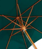 L.L.Bean unisex sunbrella marktparaplu hout jagersgroen achtertuin en terras VT0645557 - Image 2