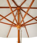L.L.Bean unisex sunbrella marktparaplu hout jagersgroen achtertuin en terras VT0645557 - Image 3