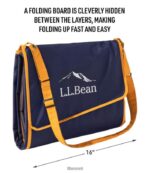 L.L.Bean unisex sunbuster deken blauwe streep aan de baai kampeermeubilair VT0641231 - Image 2