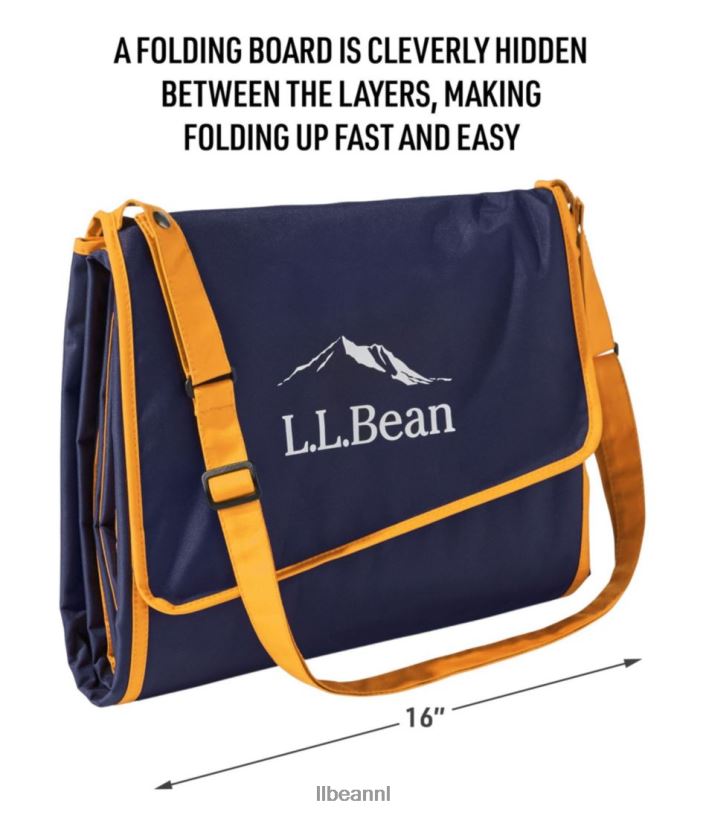 L.L.Bean unisex sunbuster deken blauwe streep aan de baai kampeermeubilair VT0641231 - Image 2