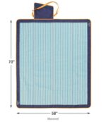 L.L.Bean unisex sunbuster deken blauwe streep aan de baai kampeermeubilair VT0641231 - Image 3
