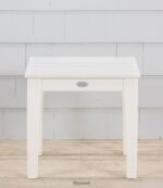 L.L.Bean unisex terrasbijzettafel voor alle weersomstandigheden wit huis goederen VT0642716 - Image 2