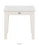L.L.Bean unisex terrasbijzettafel voor alle weersomstandigheden wit huis goederen VT0642716